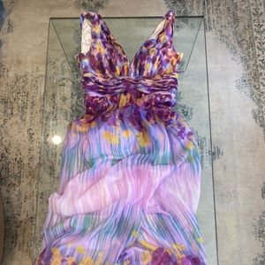 Aidan Mattox floral dress